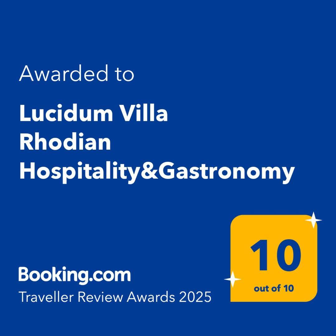 Lucidum Villa Rhodes 法里拉基 外观 照片